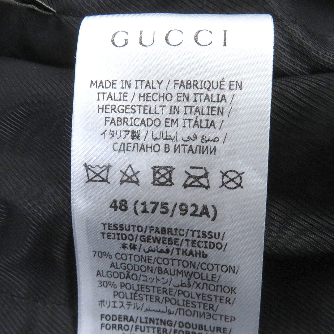 【ドンドン見直し】極美品 GUCCI BALENCIAGA 21AW 676014 The Hacker Jumbo GG Jacket ハッカープロジェクト ジャケット48 正規品