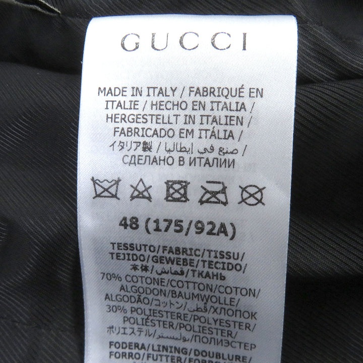 【ドンドン見直し】極美品 GUCCI BALENCIAGA 21AW 676014 The Hacker Jumbo GG Jacket ハッカープロジェクト ジャケット48 正規品