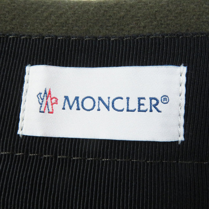 未使用品 MONCLER モンクレール 21年製 GONNA ポケット付き ロング丈 タイトスカート カーキ系 40 正規品 レディース