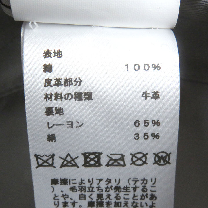 【ドンドン見直し】未使用品□エルメス サントノーレ セリエボタン 裏シルク混 Hロゴ レザーパイピング ベレー帽 グレー 58 伊製 正規品