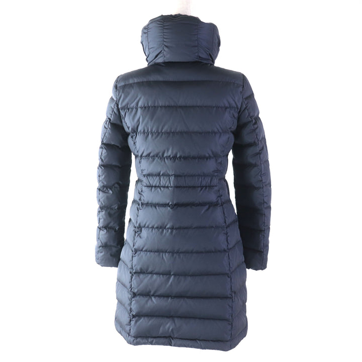美品★MONCLER モンクレール FLAMMETTE フラメッテ フード・ロゴワッペン付 ZIP UP ダウンコート 紺 00 正規品 レディース