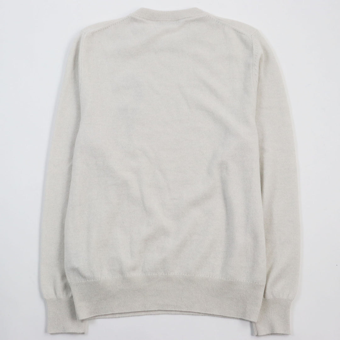 極美品●ディオール オム 23AW 343M640AT721 カシミヤ100％ CDインターレース ニット セーター グレー系 XS 正規品 メンズ