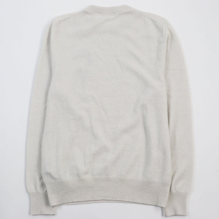 極美品●ディオール オム 23AW 343M640AT721 カシミヤ100％ CDインターレース ニット セーター グレー系 XS 正規品 メンズ