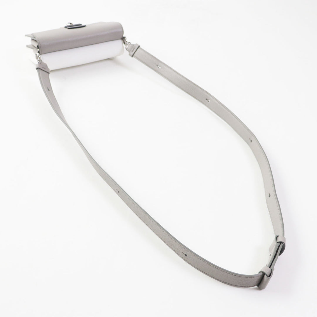【ドンドン見直し】極美品◎メゾンマルジェラ SB1WD0002 NEW LOCK ニューロック ホリゾンタル レザー ショルダーバッグ 保存袋 正規品