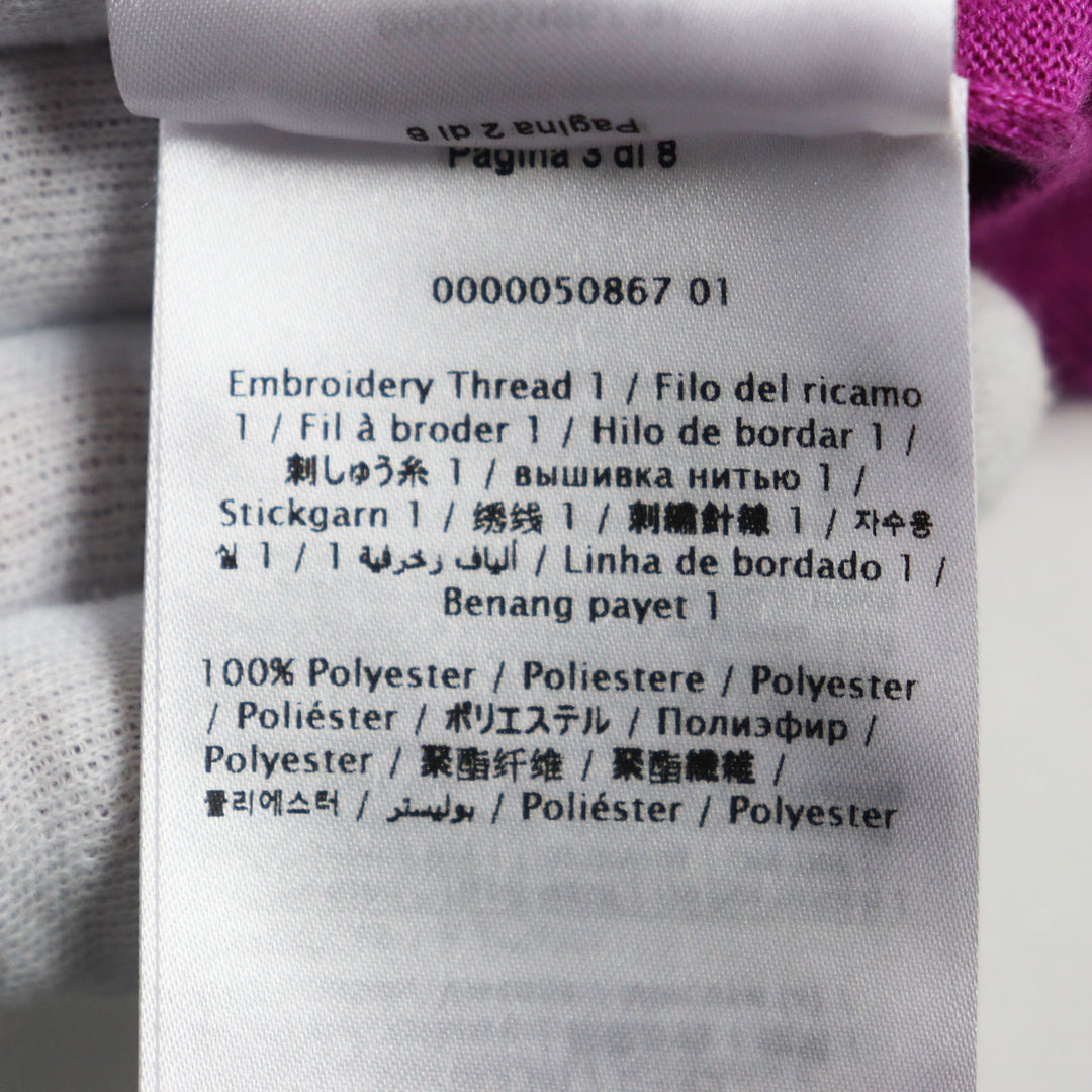 美品●ヴァレンティノ 2020年製 UB3KC17A5S7 カシミヤ シルク タートルネック ロゴ刺繍入 セーター ピンク S 正規品 メンズ