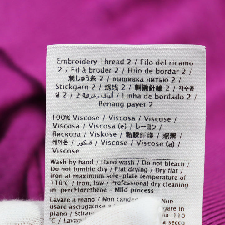 美品●ヴァレンティノ 2020年製 UB3KC17A5S7 カシミヤ シルク タートルネック ロゴ刺繍入 セーター ピンク S 正規品 メンズ