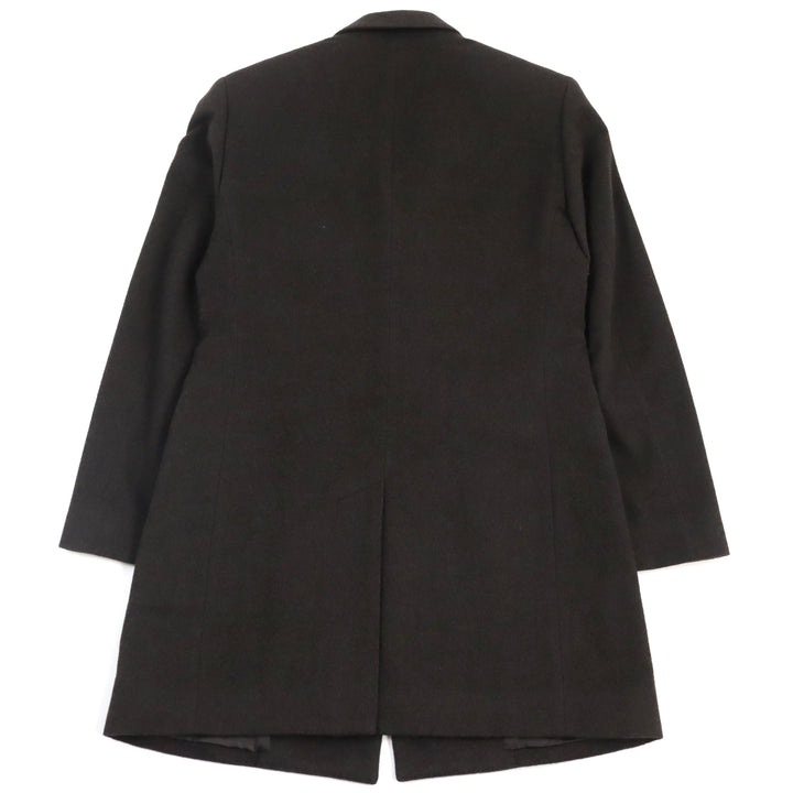 美品○ピーエス ポールスミス PP-RM-35794 カシミヤ100% コインポケット チェスターコート ダークブラウン S 日本製 正規品