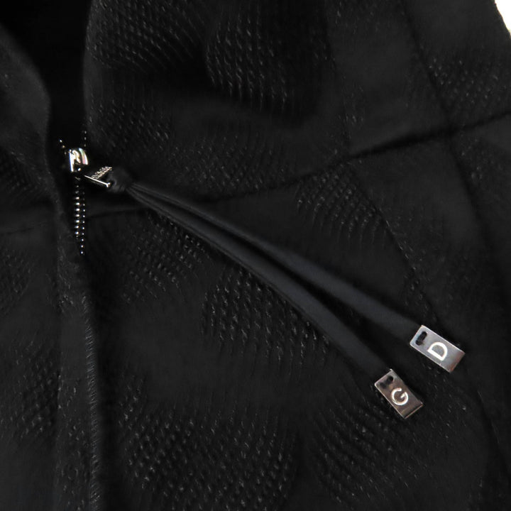 【ドンドン見直し】極美品★ドルチェ＆ガッバーナ ドット柄 バラ装飾 パフスリーブ 超ロングワンピース 38 伊製 正規品 レディース