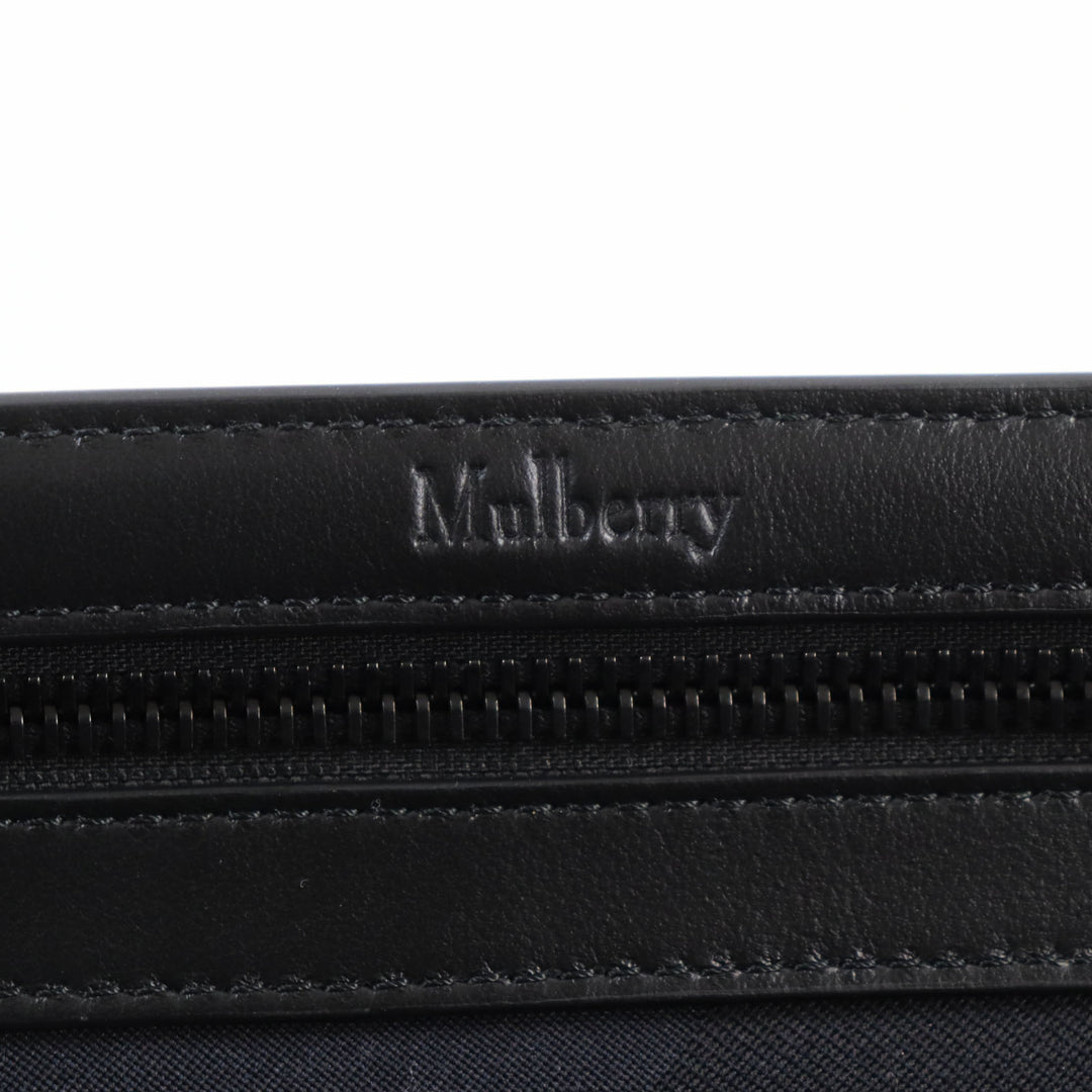 【ドンドン見直し】未使用品●マルベリー 定価55000円 RL5593 レザー ロゴ入り カモフラ・迷彩柄 ポーチ セカンドバッグ クラッチバッグ