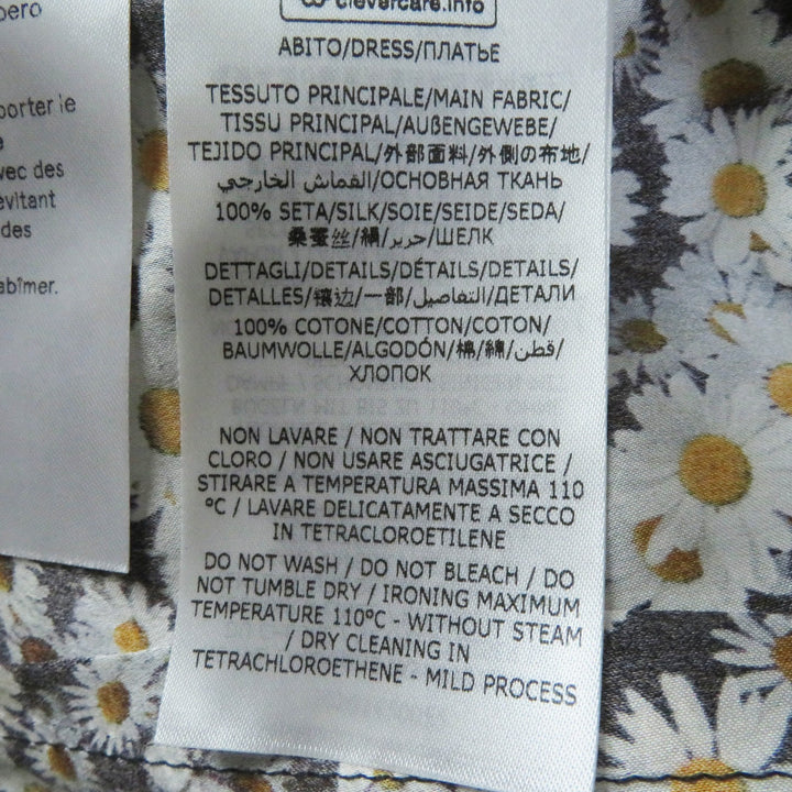 【ドンドン見直し】未使用品◎ステラマッカートニー 定170500円 シルク100％ ノースリーブ ワンピース マルチ 38 正規品 レディース
