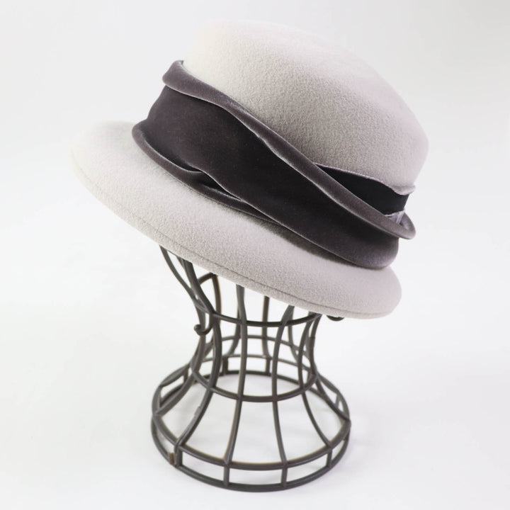 【ドンドン見直し】極美品◎DAISY LIN デイジーリン 05011 Hat The Great Gatsby 帽子 ソフィーグレー 日本製 正規品 レディース
