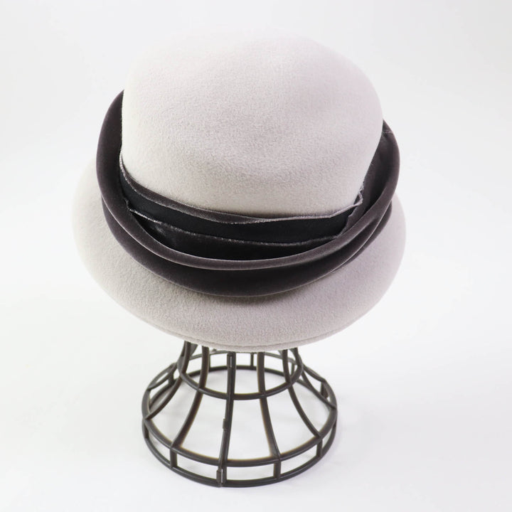 【ドンドン見直し】極美品◎DAISY LIN デイジーリン 05011 Hat The Great Gatsby 帽子 ソフィーグレー 日本製 正規品 レディース