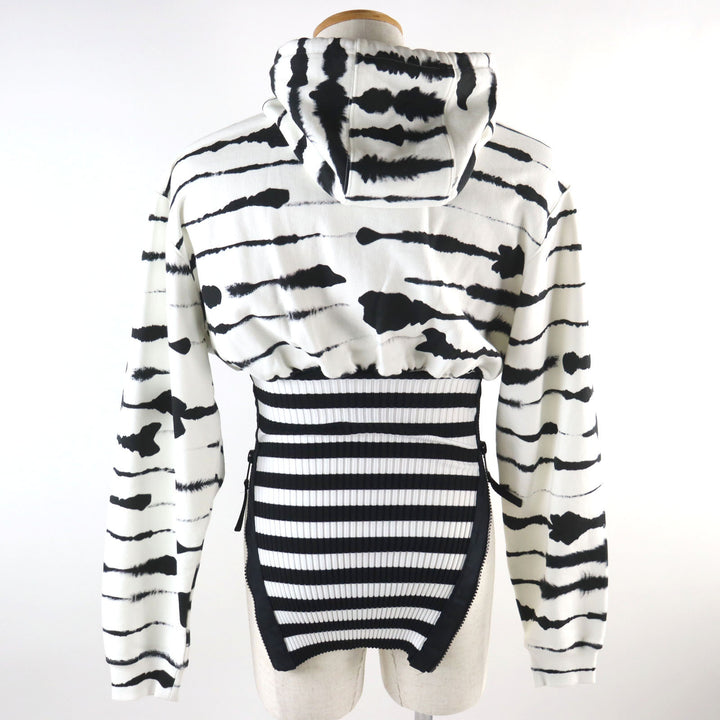 【ドンドン見直し】極美品○バーバリー 4563724 Watercolour Print Reconstructed Hoodie ティッシ期 パーカー XS 正規品 メンズ