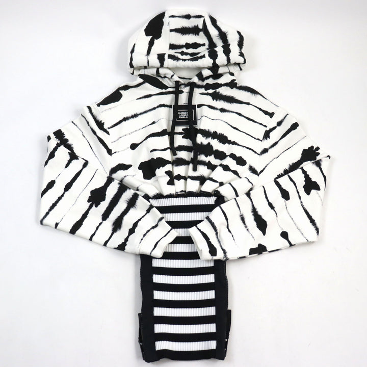 【ドンドン見直し】極美品○バーバリー 4563724 Watercolour Print Reconstructed Hoodie ティッシ期 パーカー XS 正規品 メンズ