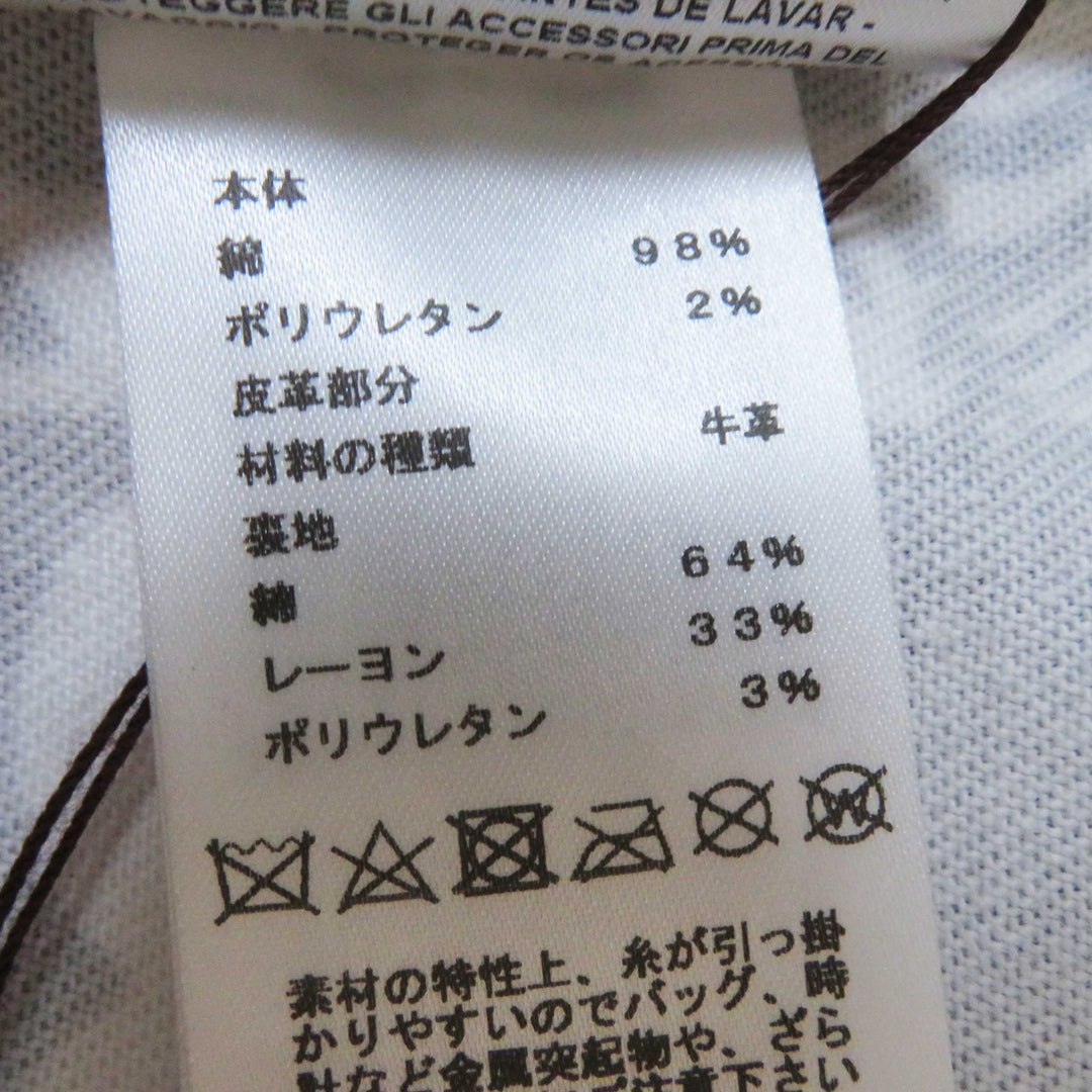 【ドンドン見直し】未使用品◎エルメス 23SS 3E0551D1 ワイルドプリントデニム セリエボタン付 ワンピース 36 ハンガー付 伊製 正規品