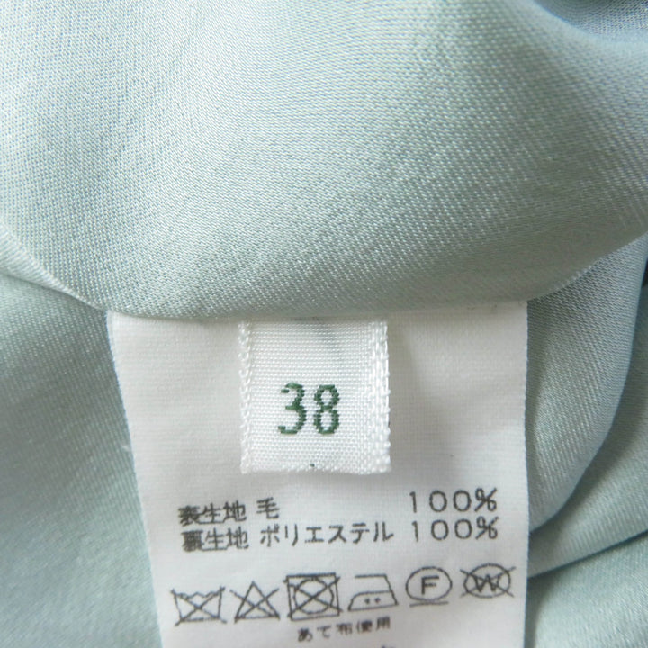 【ドンドン見直し】極美品★ミナペルホネン 2021年製 ZA3865 le lac ウールジョーゼット プリント ラグランスリーブ ワンピース 正規品