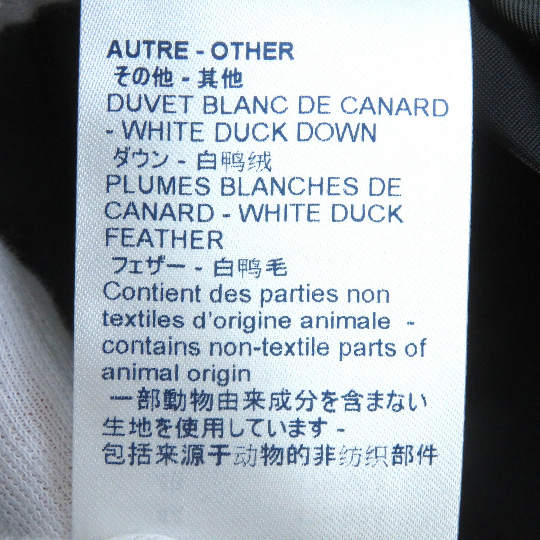 極美品△ルイヴィトン ウルス フィッシャー 21SS 1A8B3X タフテッドモノグラム ハイネック ダウンジャケット 赤 黒 36 伊製 正規品