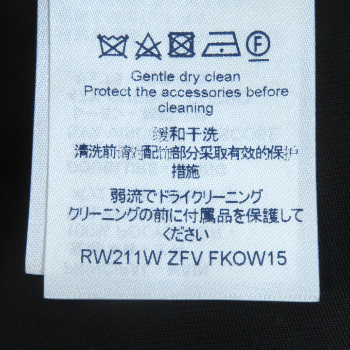 極美品△ルイヴィトン ウルス フィッシャー 21SS 1A8B3X タフテッドモノグラム ハイネック ダウンジャケット 赤 黒 36 伊製 正規品