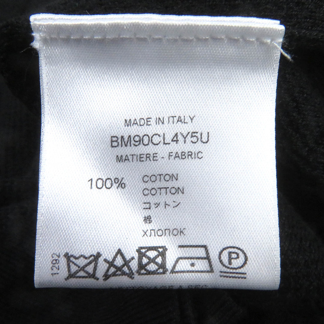 美品□GIVENCHY ジバンシィ BM90CL4Y5U 薄手 ロングスリーブ 長袖 メッシュ ロゴニット セーター ブラック XS イタリア製 正規品 メンズ