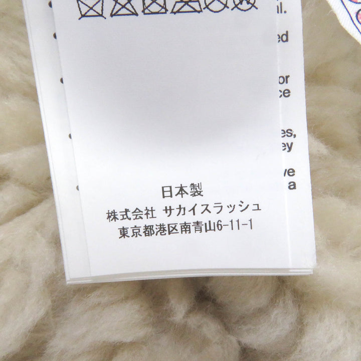 未使用品□Sacai サカイ 22AW 22-02902M フェイクシアリング エコレザー ブルゾン ジャケット ブラック 1 日本製 正規品 メンズオススメ