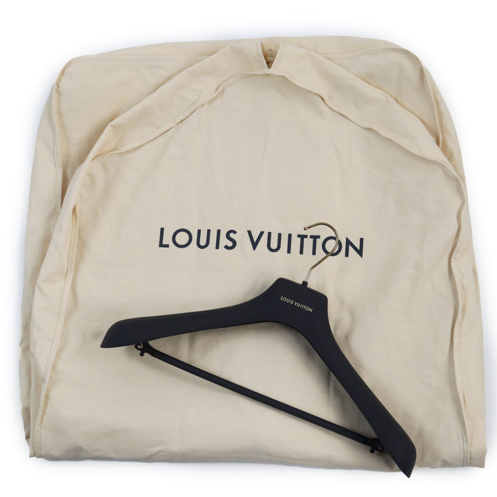 極美品●LOUIS VUITTON ルイヴィトン 定価935000円 24SS 1AFAGQ レザーアンドナイロンブルゾン 中綿入り ジャケット マロン 50 正規品