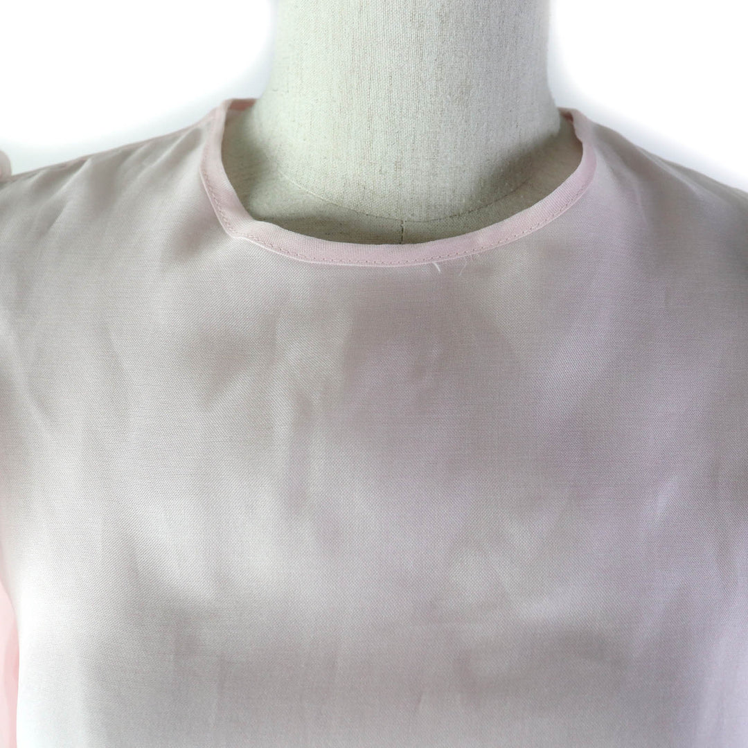 【ドンドン見直し】未使用品★セシリーバンセン 定価198000円 DELANY DRESS パフスリーブ リボンデザイン ワンピース LIGHT PINK UK6