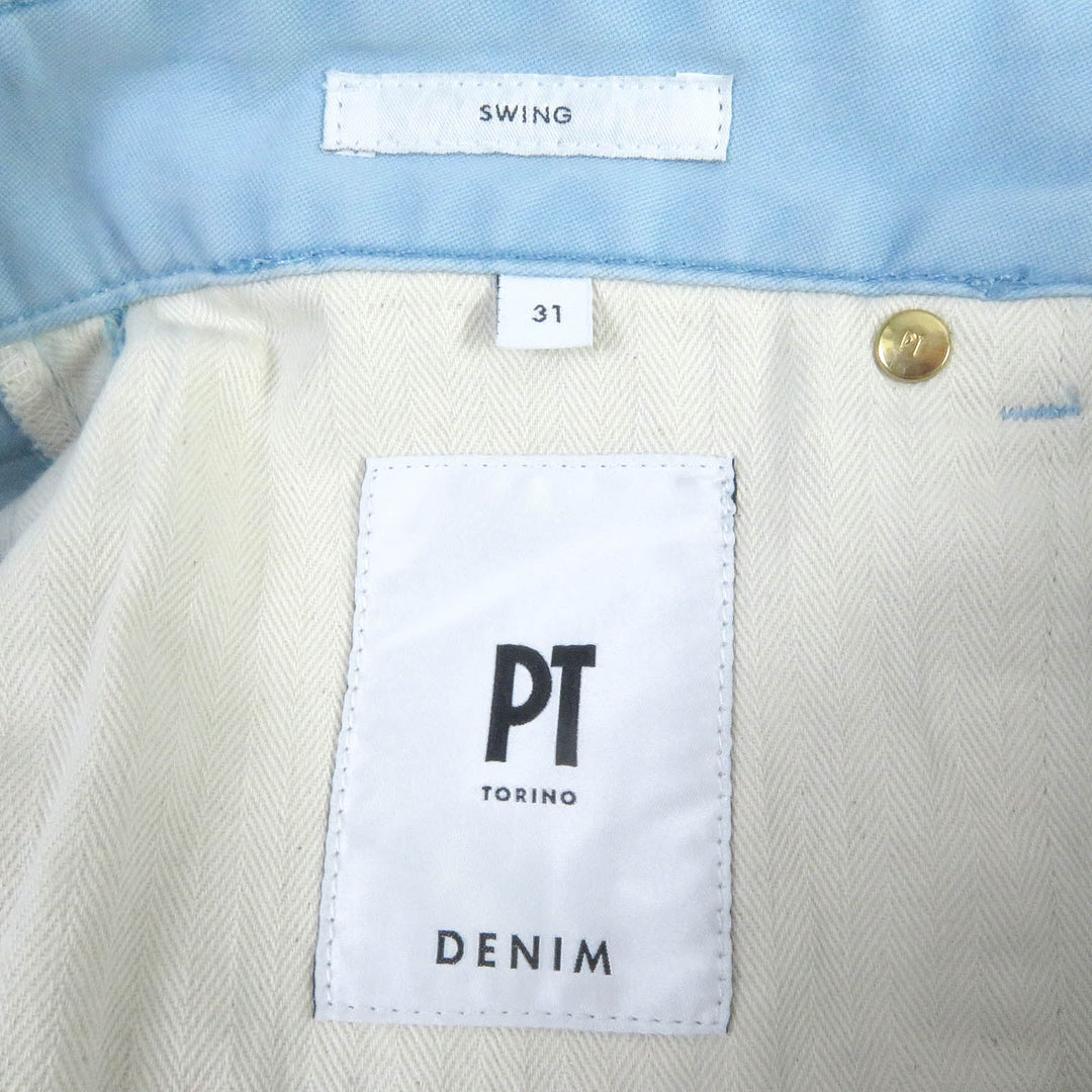 【ドンドン見直し】未使用品□PT01 ピーティーゼロウーノ PT TORINO SWING テーパード ストレッチパンツ コットンパンツ 31 正規品