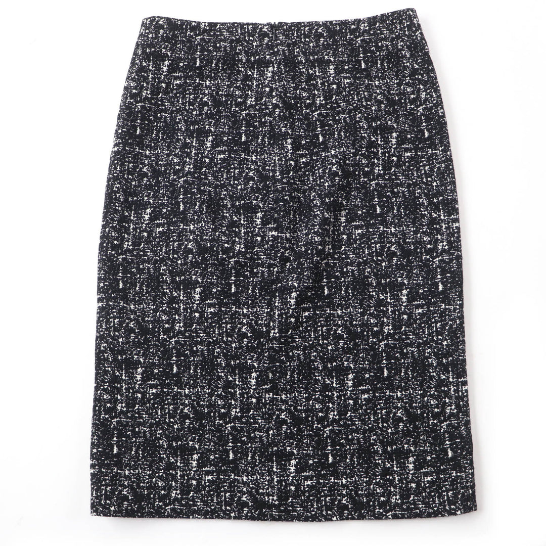美品☆BOTTEGAVENETA ボッテガヴェネタ 20SS 598255 タイトスカート ツイードスカート ブラック 36 イタリア製 正規品 レディース