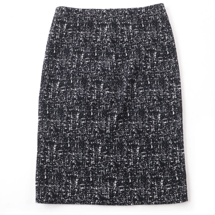美品☆BOTTEGAVENETA ボッテガヴェネタ 20SS 598255 タイトスカート ツイードスカート ブラック 36 イタリア製 正規品 レディース