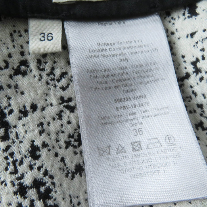 美品☆BOTTEGAVENETA ボッテガヴェネタ 20SS 598255 タイトスカート ツイードスカート ブラック 36 イタリア製 正規品 レディース