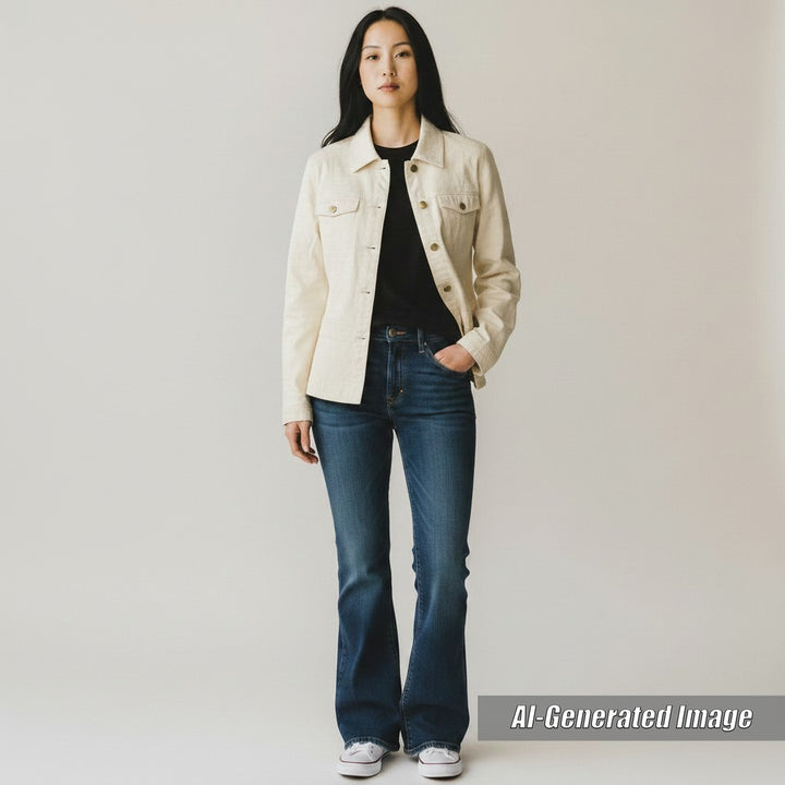 【ドンドン見直し】美品▼LEONARD レオナール ロゴ総柄 ロゴ入りゴールドボタン ブルゾン ジャケット 9 日本製 正規品 レディース