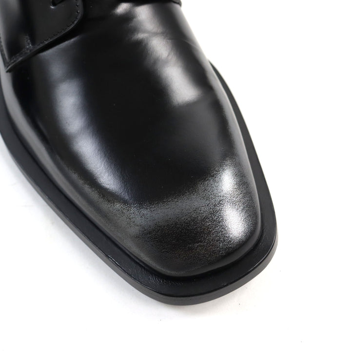【ドンドン見直し】未使用品○ジミーチュウ 定価125400円 192STEFAN.WBM STEFAN レザー スタッズ付き レザーシューズ 41 保存袋付 伊製