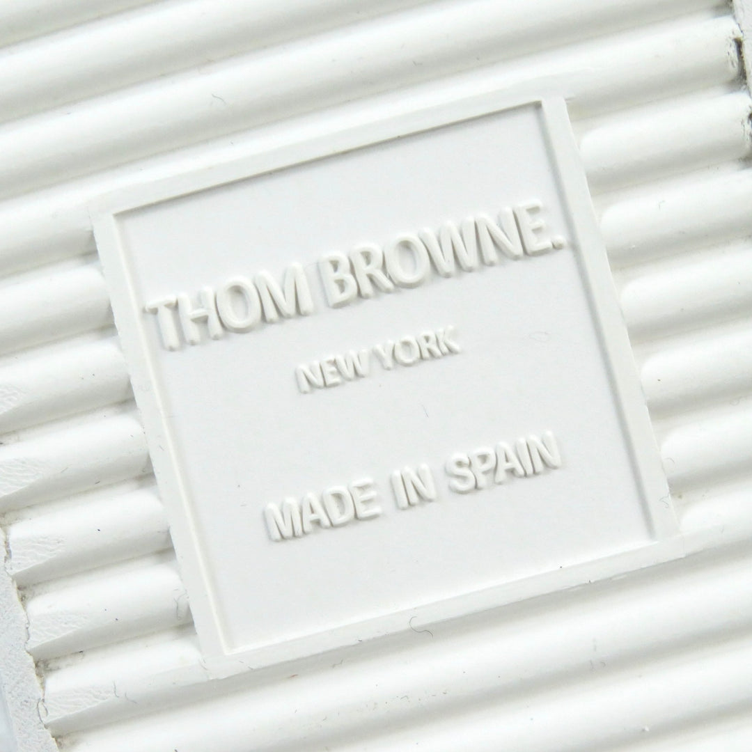 【ドンドン見直し】美品△THOM BROWNE トムブラウン ツイード レースアップ ローカットスニーカー 8 スペイン製 メンズ