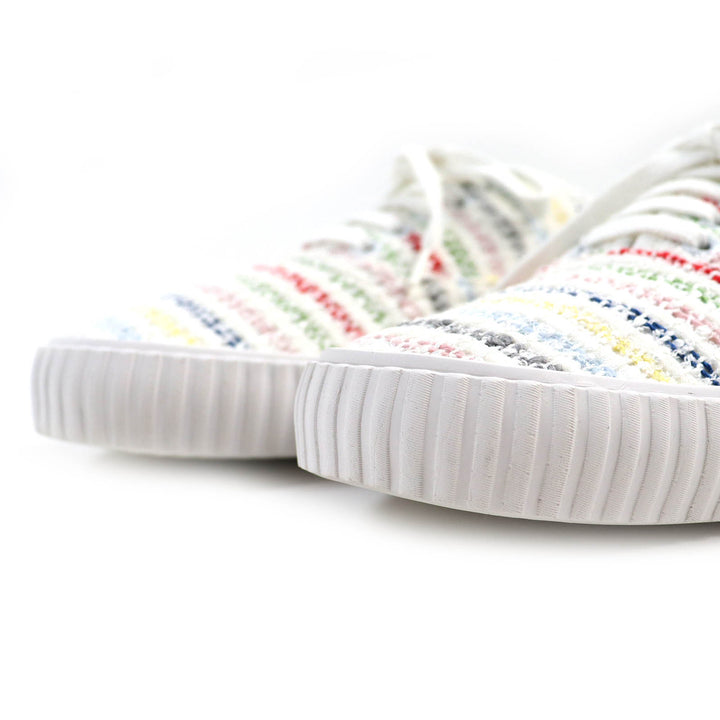 【ドンドン見直し】美品△THOM BROWNE トムブラウン ツイード レースアップ ローカットスニーカー 8 スペイン製 メンズ