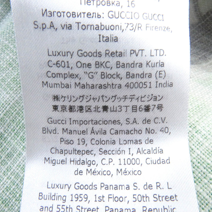 【ドンドン見直し】極美品□GUCCI グッチ 22AW 694123 LOVE PARADE バックプリント 半袖 アロハシャツ 44 伊製 正規品