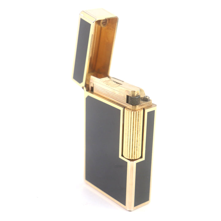 【ドンドン見直し】外装美品▼Dupont デュポン 都彭 ライン1 ロング ラッカー スクエア ローラー式 ガス ライター 仏製 着火不可