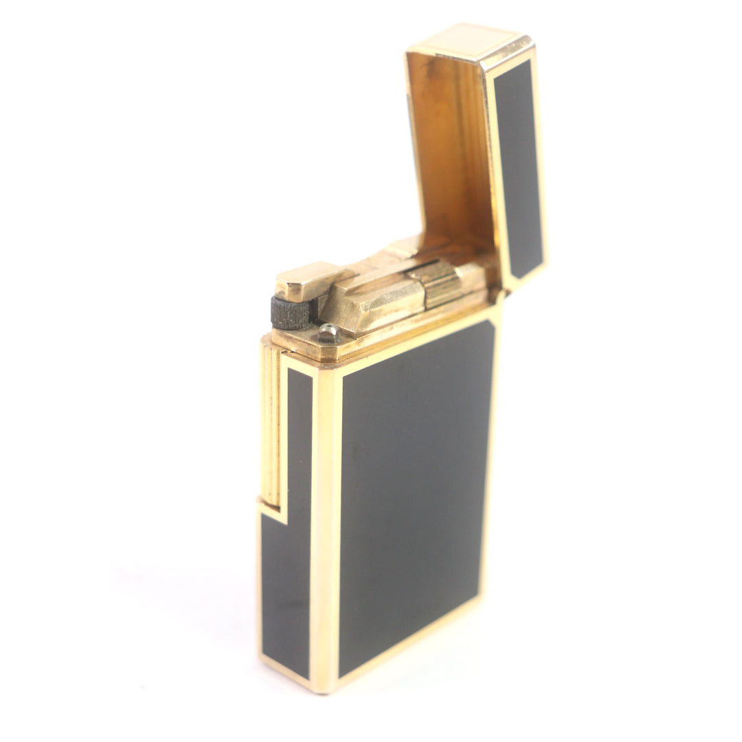 【ドンドン見直し】外装美品▼Dupont デュポン 都彭 ライン1 ロング ラッカー スクエア ローラー式 ガス ライター 仏製 着火不可