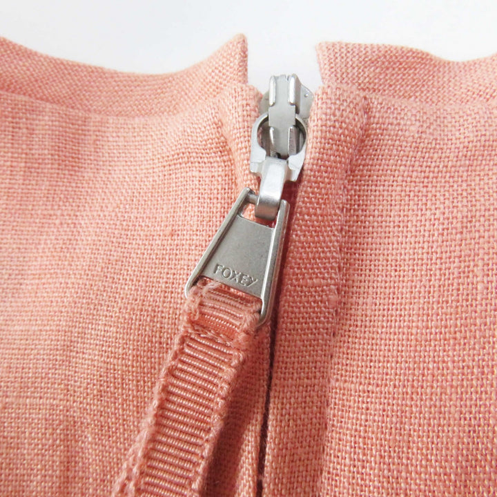 【ドンドン見直し】未使用品◎フォクシー 定価176000円 22年製 42828 Ｄress Eze ノースリーブ ティアード ワンピース 38 日本製 正規品