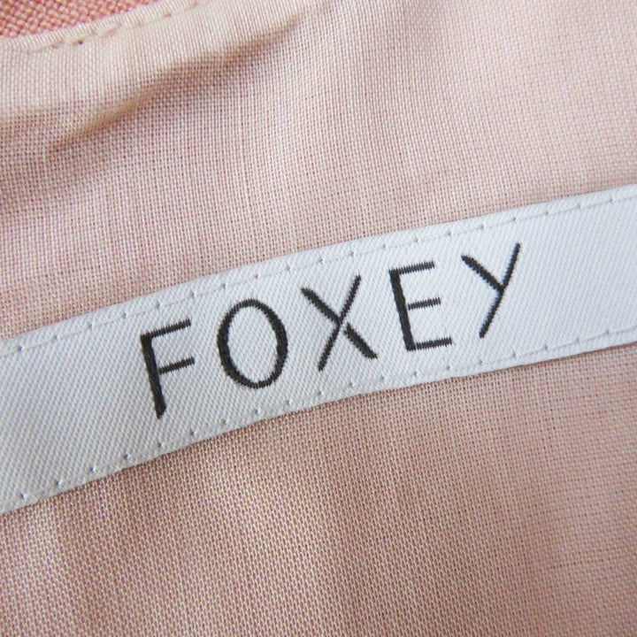 【ドンドン見直し】未使用品◎フォクシー 定価176000円 22年製 42828 Ｄress Eze ノースリーブ ティアード ワンピース 38 日本製 正規品