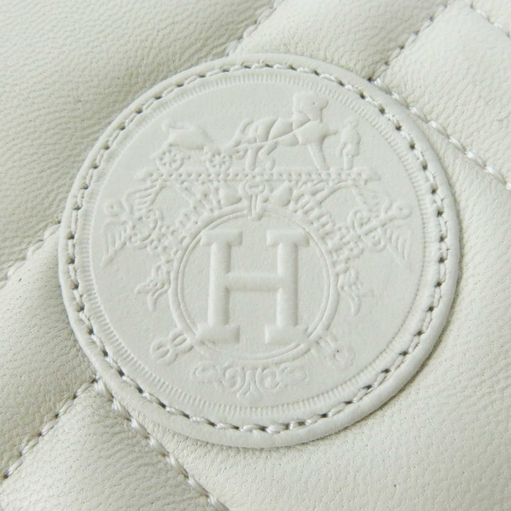 未使用品◎HERMES エルメス FUJI フジ エクスリブリス レザー ロングブーツ ライトベージュ系 ブラック 36 箱・保存袋付 伊製