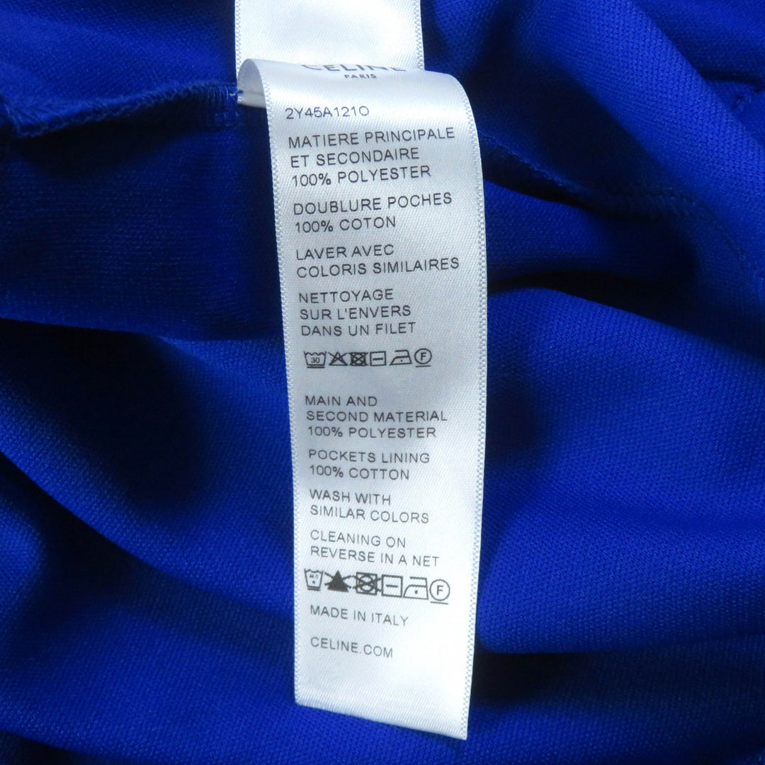 極美品★CELINE セリーヌ 2Y45A121O トリオンフ ダブルフェイス ジャージートラックスーツ マルチカラー XS イタリア製 正規品 レディース
