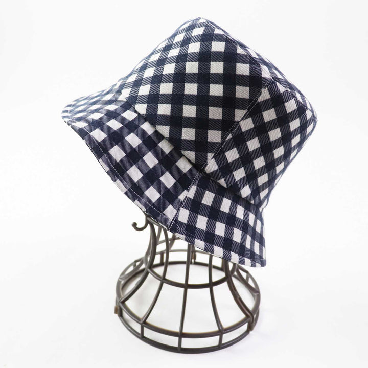極美品◎クリスチャンディオール 22VIC923I130 D-LITTLE VICHY REVERSIBLE オブリーク リバーシブル バケットハット 57 伊製 正規品