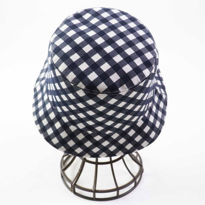 極美品◎クリスチャンディオール 22VIC923I130 D-LITTLE VICHY REVERSIBLE オブリーク リバーシブル バケットハット 57 伊製 正規品