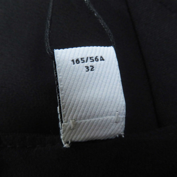 未使用品◎BURBERRY バーバリー 8046842 モヘア ヴァージンウール デザイン ZIP スカート ブラック 34 イタリア製 レディース