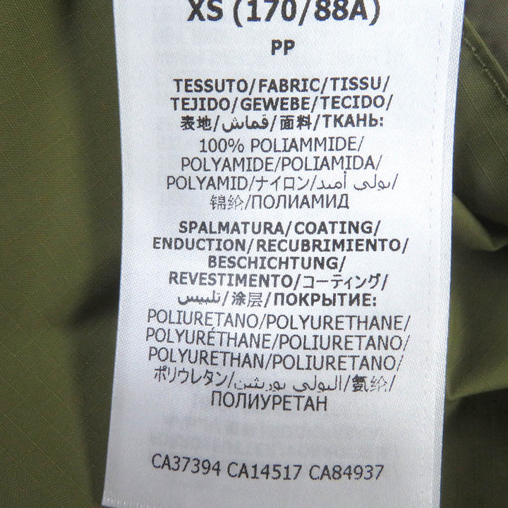 未使用品□GUCCI グッチ THE NORTH FACE 21SS 648874 ロゴパッチ フーデッド アノラックパーカー レインコート カーキ XS 正規品 メンズ