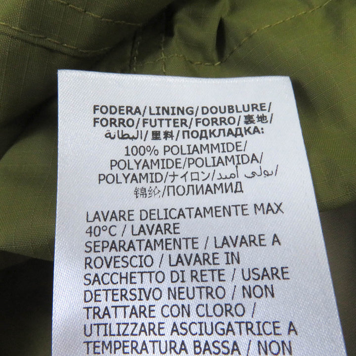 未使用品□GUCCI グッチ THE NORTH FACE 21SS 648874 ロゴパッチ フーデッド アノラックパーカー レインコート カーキ XS 正規品 メンズ