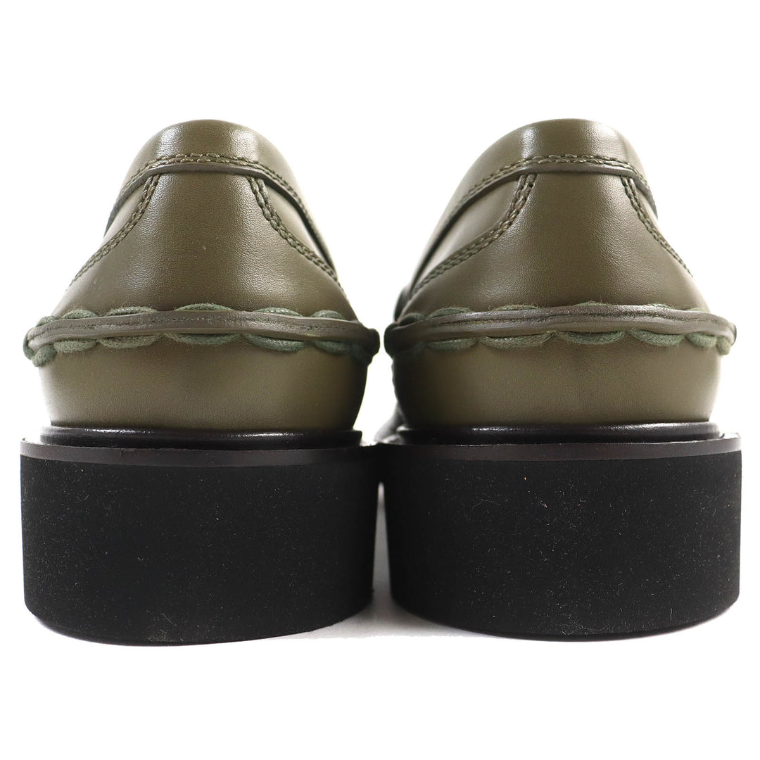 【ドンドン見直し】未使用品△TOD’S トッズ MOCASSINO EXTRALIGHT 92C レザー ロゴ型押し モカシン ローファー 10 袋付き 伊製 メンズ