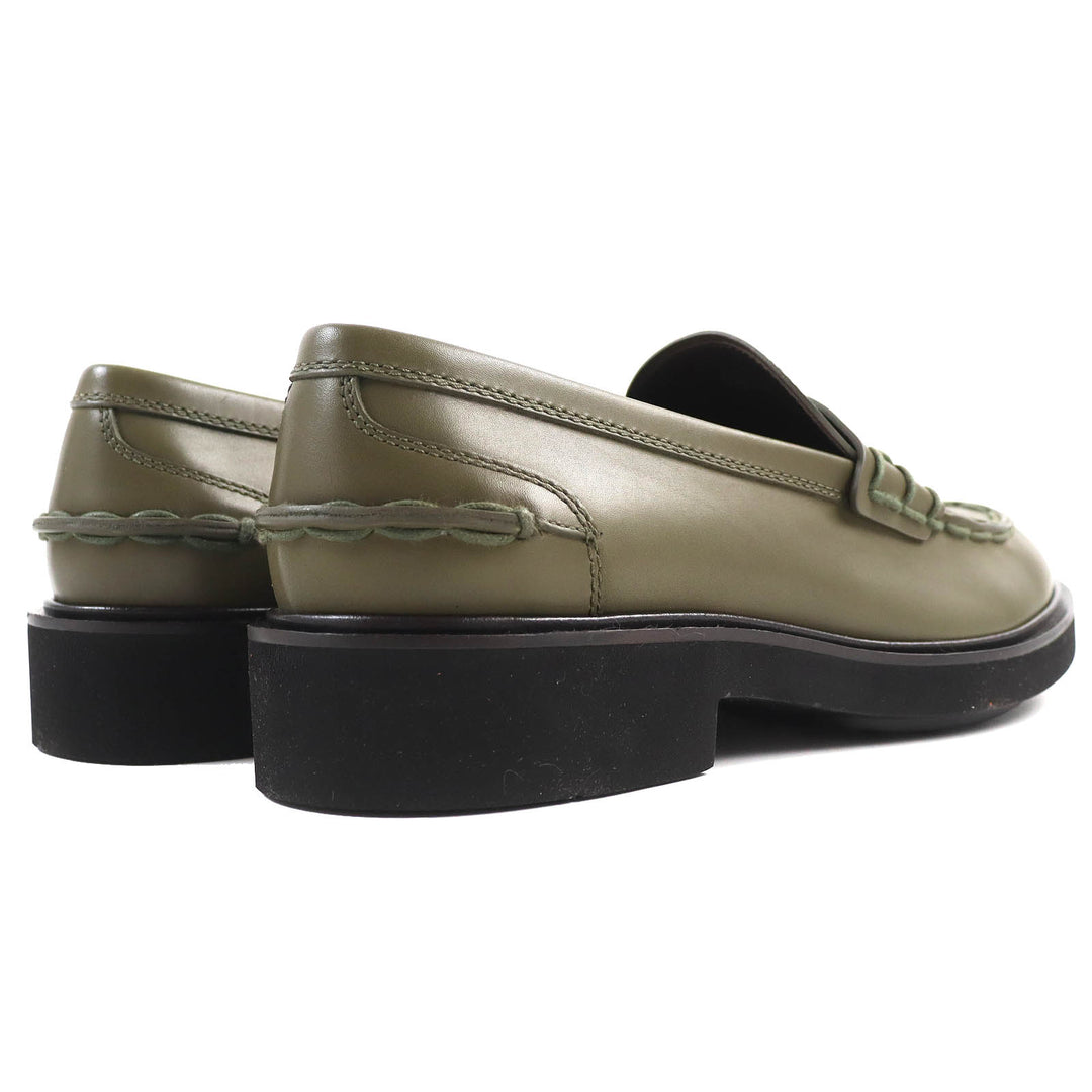 【ドンドン見直し】未使用品△TOD’S トッズ MOCASSINO EXTRALIGHT 92C レザー ロゴ型押し モカシン ローファー 10 袋付き 伊製 メンズ