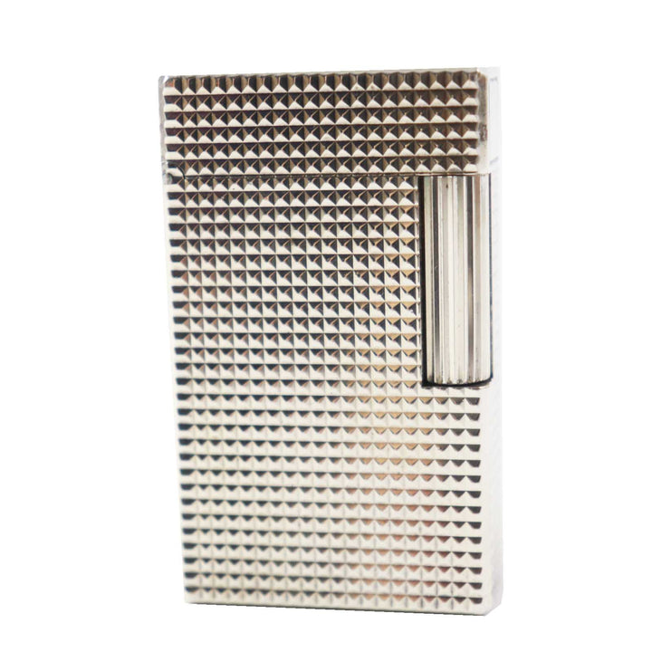 【ドンドン見直し】外装美品◎Dupont デュポン ライン1 ロング ダイヤモンドヘッド ローラー式 スクエア型 ガスライター 着火不可