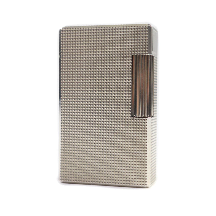【ドンドン見直し】外装極美品★Dupont デュポン ライン1 ロング ダイヤモンドヘッド ローラー式 ガス ライター ケース付 仏製 着火不可